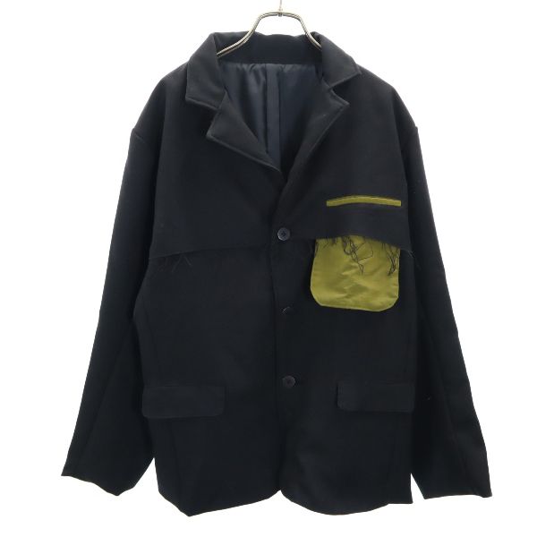 古着 未使用 VAST222 バースト222 19AW 日本製 スーツ 上下 セットアップ 2 黒 メンズ 【中古】