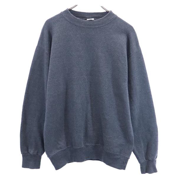 古着 OCTOPUSARMY オクトパスアーミー 90s オールド USA製 長袖 スウェット トレーナー L グレー系 裏..