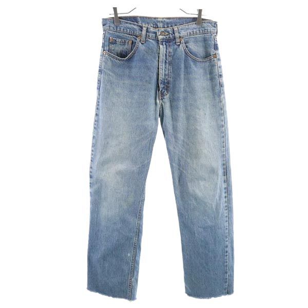 古着 Levi's リーバイス 90s 512 カットオフ ストレートデニムパンツ W32 ジーパン メンズ 【中古】 【PD】
