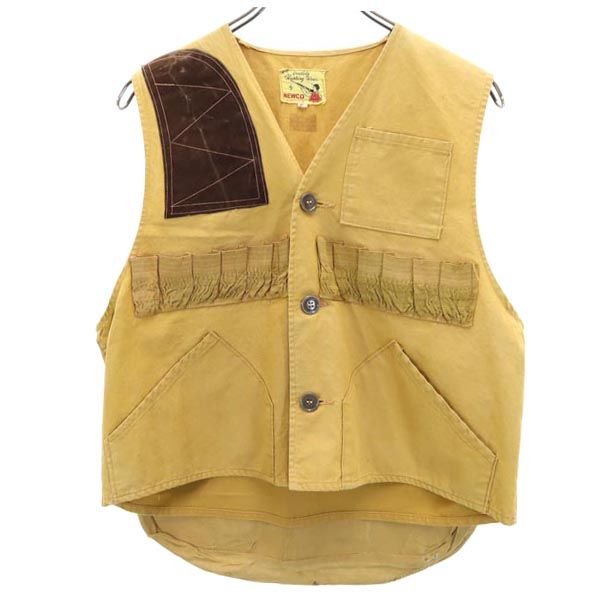 古着 NEWCO 60s ヴィンテージ ベスト S キャメル メンズ 【中古】(4)