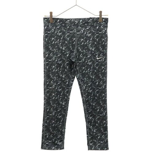 古着 未使用 NIKE ナイキ 総柄 トレーニング タイトフィット クロップレングス レギンス M グレー系 レディース 【中古】 【PD】 古着 未使用 NIKE ナイキ 総柄 トレーニング タイトフィット クロップレングス レギンス M グレー系 レディース 【中古】 【PD】