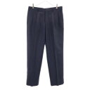 古着 ウール スラックスパンツ ネイビー メンズ 【中古】 【PD】(4)