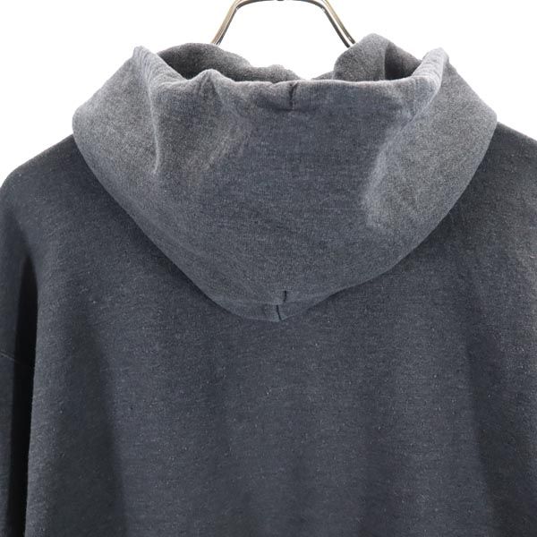 古着 Champion チャンピオン 長袖 スウェットパーカー XL グレー カレッジ メンズ 【中古】