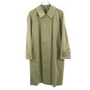 古着 Aquascutum アクアスキュータム 英国製 ステンカラーコート ベージュ系 メンズ 【中古】