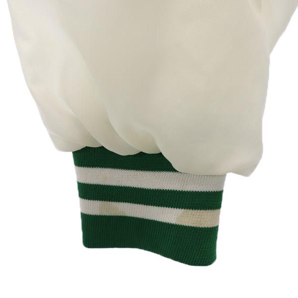 古着 K1 Sportswear ケーワンスポーツウェア 90s USA製 オールド バック刺繍 ハーフジップ ジャケット L 白系 プルオーバー メンズ 【中古】 【PD】