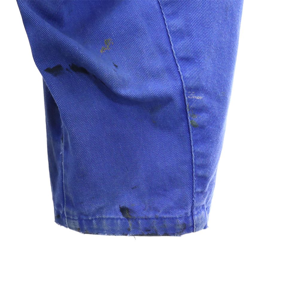 古着 EURO WORK ユーロワーク 70s 80s ヴィンテージ ユーロワーク ワーク チェスターコート ブルー×ネイビー メンズ 【中古】 【PD】