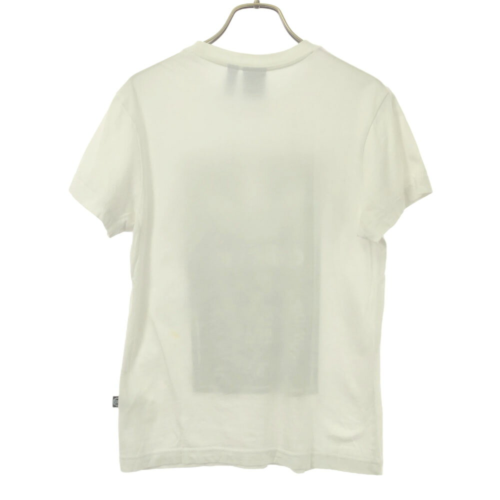 古着 adidas アディダス トレフォイルロゴ プリント 半袖 Tシャツ XS ホワイト メンズ 【中古】 【PD】