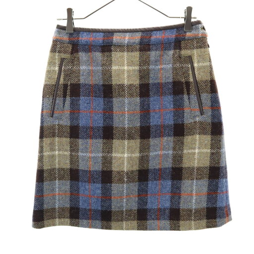 古着 MACKINTOSH PHILOSOPHY マッキントッシュフィロソフィー ウール ハリスツイード チェック柄 ミニ丈 スカート 38 ブラウン系 HARRIS TWEED レディース 【中古】 【PD】 古着 MACKINTOSH PHILOSOPHY マッキントッシュフィロソフィー ウール ハリスツイード チェック柄 ミニ丈 スカート 38 ブラウン系 HARRIS TWEED レディース 【中古】 【PD】
