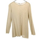 古着 MAX MARA マックスマーラ 長袖 Tシャツ M ベージュ ロンT レディース 【中古】 【PD】(4)