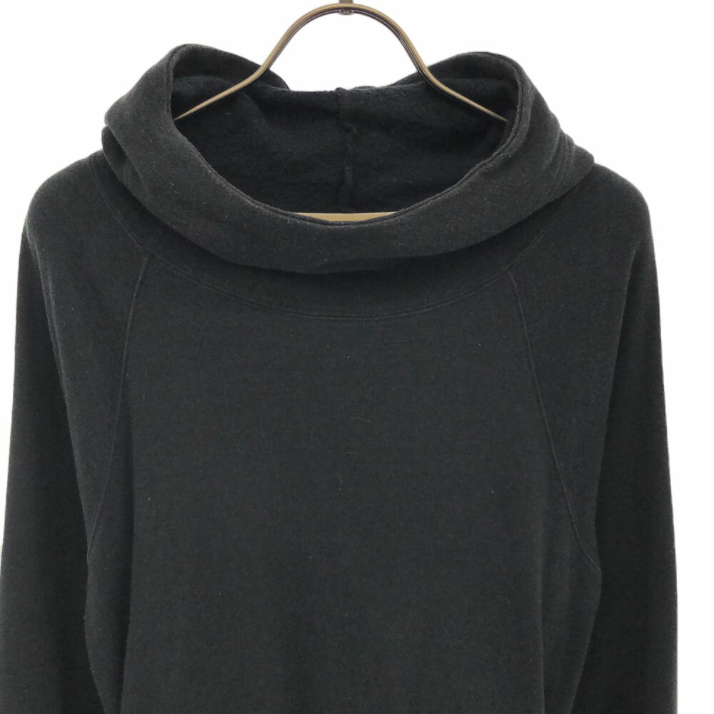 古着 トーガプルラ TOGA PULLA 日本製 長袖 スウェット チュニック 1 ブラック 裏起毛 レディース 【中古】 【PD】
