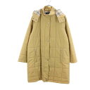 古着 BURBERRY バーバリー ゴルフ 三陽商会 日本製 ゴルフ 中綿コート L ベージュ GOLF レディース 【中古】 【PD】