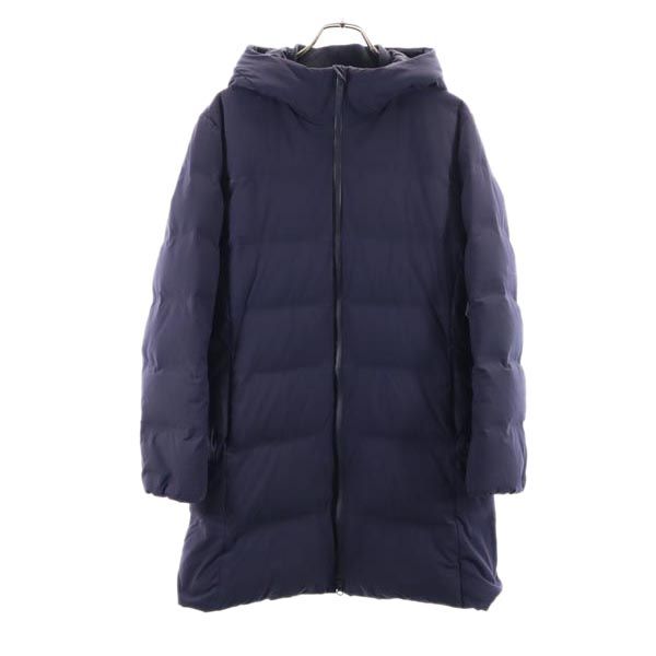 古着 UNIQLO ユニクロ シームレス ダウンコート XL ネイビー レディース 【中古】 【PD】