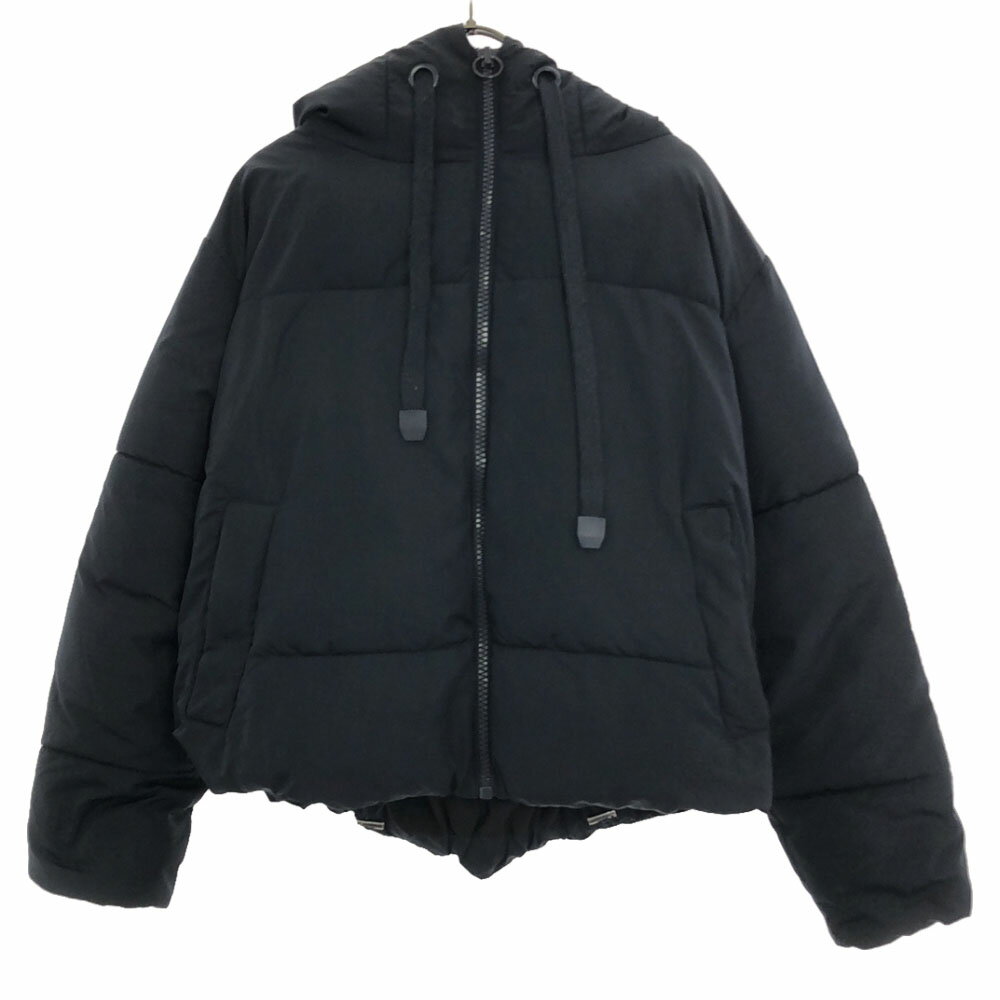 古着 ザラ ZARA 中綿 ジップジャケット M ネイビー レディース 【中古】 【PD】
