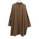 古着 ユニクロ プラスジェイ UNIQLO +J 長袖 ドルマンスリーブ シャツワンピース M ブラウン レディース 【中古】 【PD】