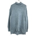 古着 ユニクロ UNIQLO ユニクロ:シー 長袖 ソフトニットハイネック セーター S ブルー系 UNIQLO:C レディース 【中古】 【PD】