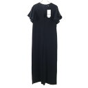 古着 ザラ ZARA 半袖 オールインワン S ブラック フレンチスリーブ つなぎ ジャンプスーツ レディース 【中古】(4)