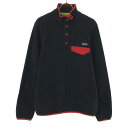 古着 patagonia パタゴニア 2013年 シンチラ 25455 254555FA13 フリースジャケット S ブラック スナップT プルオーバー アウトドア 25325F6 レディース 【中古】(4)