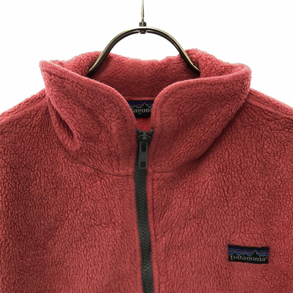 古着 パタゴニア patagonia 90s USA製 オールド レジスターマーク フリースジャケット 12 ピンク アウトドア レディース 【中古】