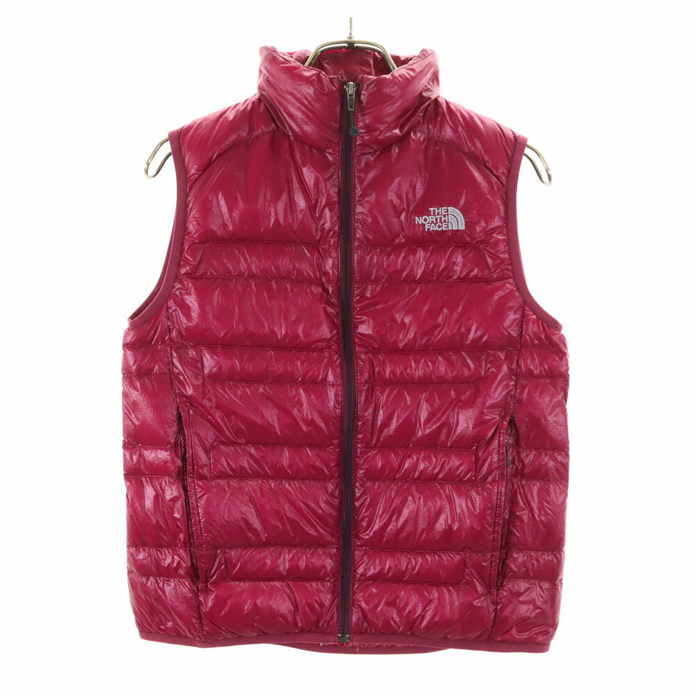 古着 ノースフェイス THE NORTH FACE NDW18170 長袖 ダウンベスト S パープル系 アウトドア レディース 【中古】 【PD】