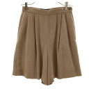 古着 RALPH LAUREN ラルフローレン キュロットパンツ 7 ブラウン系 レディース 【中古】 【PD】