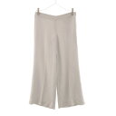 古着 theory セオリー ワイドパンツ 0 ライトグレー サイドジップ レディース 【中古】 【PD】(4)
