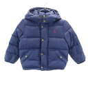 古着 POLO RALPH LAUREN ポロラルフローレン ダウンジャケット 4/4T ネイビー キッズ 【中古】 【PD】