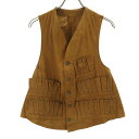 古着 VINTAGE ヴィンテージ 40s 50s ノースリーブ ハンティング ベスト ベージュ メンズ 【中古】 【PD】