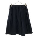 古着 kagure かぐれ 日本製 ミディ丈 フレアスカート Free ネイビー ウエストゴム レディース 【中古】 【PD】(4)