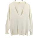 古着 ミラオーウェン Mila Owen 長袖 アメスリタンク 深V ニット アンサンブル 0 グレー レディース 【中古】