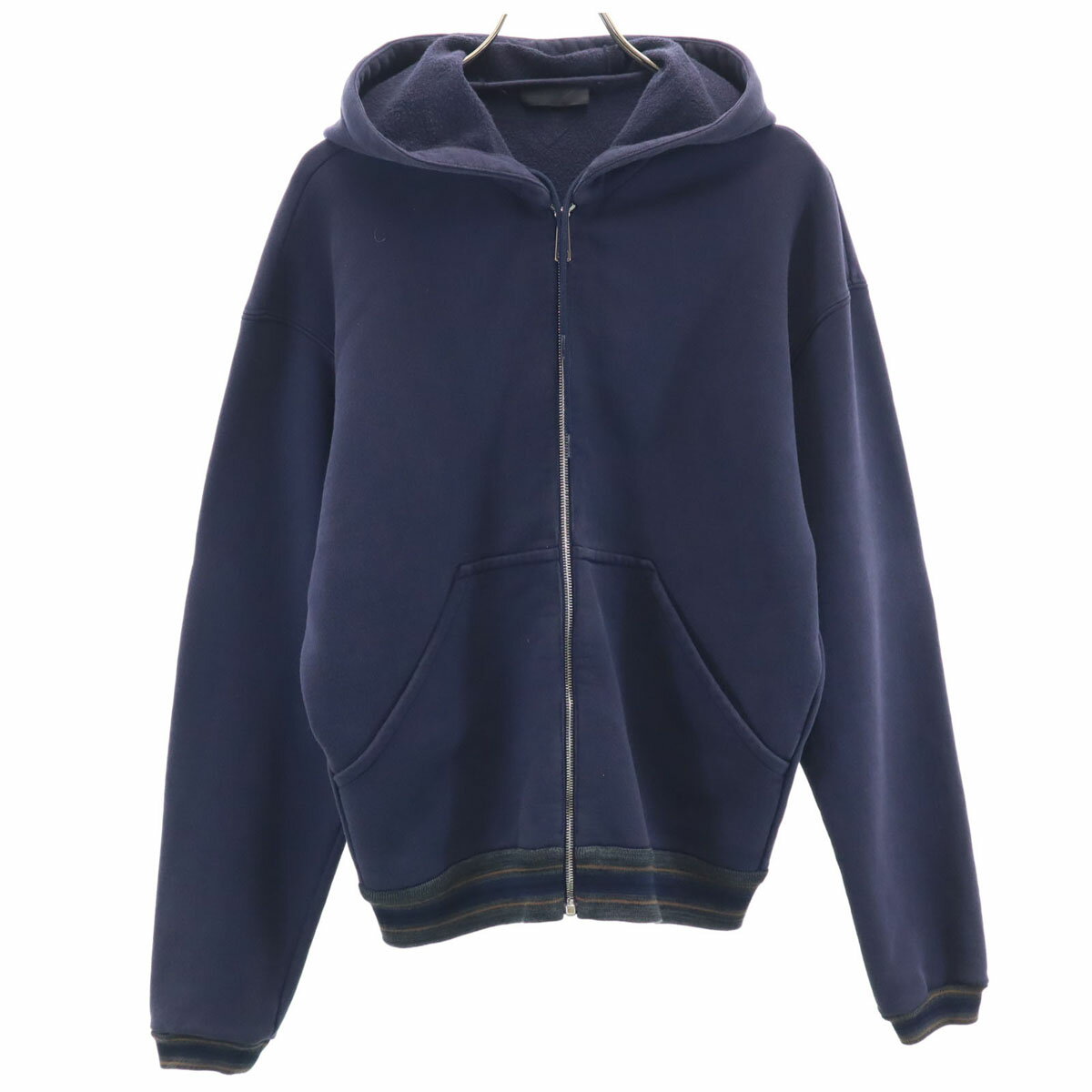 美品 PRADAプラダ パーカー ポンチョ S 黒 イタリア製 ボリュームネック jkt-3658_001.jpg
