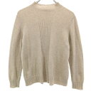 古着 Kate ecru ケイトエクリュ カシミア100% 長袖 ハイネック セーター M ベージュ系 ニット レディース 【中古】 【PD】