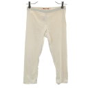 古着 MARNI マルニ イタリア製 クロップド丈 レギンス 38 アイボリー レディース 【中古】 【PD】