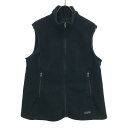 古着 patagonia パタゴニア フリース ベスト ブラック アウトドア メンズ 【中古】