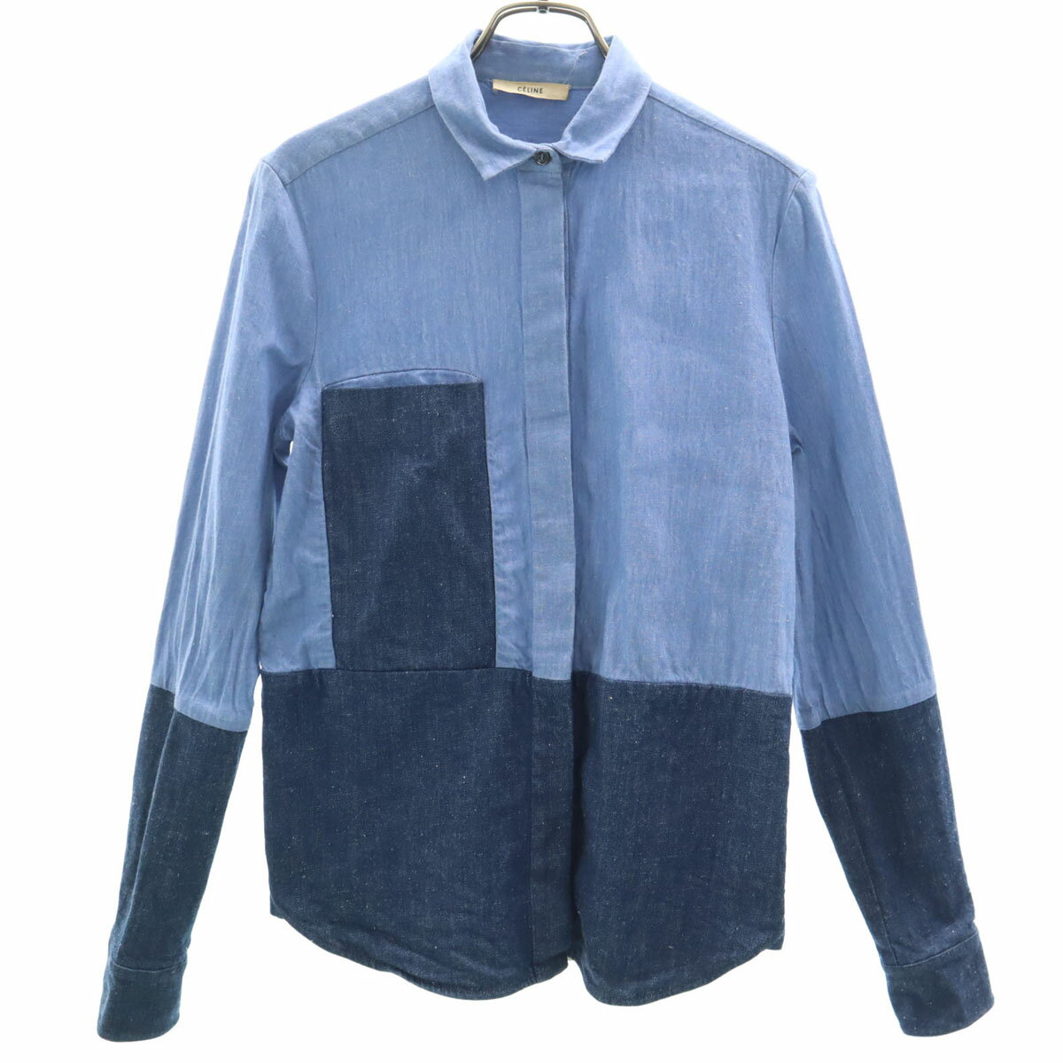 楽天市場】シャツ 長袖(ブランドセリーヌ)(レディース 楽天市場】シャツ 長袖(ブランドセリーヌ)(レディース