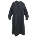 古着 パブリックトウキョウ PUBLIC TOKYO 日本製 長袖 ストレッチ ロングワンピース F グレー系 レディース 【中古】(4)