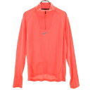 古着 ナイキ NIKE 長袖 ランニング ウェア M オレンジ レディース 【中古】(4)