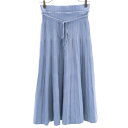 古着 Mila Owen ミラオーウェン ニット ロングスカート F ブルー系 レディース 【中古】