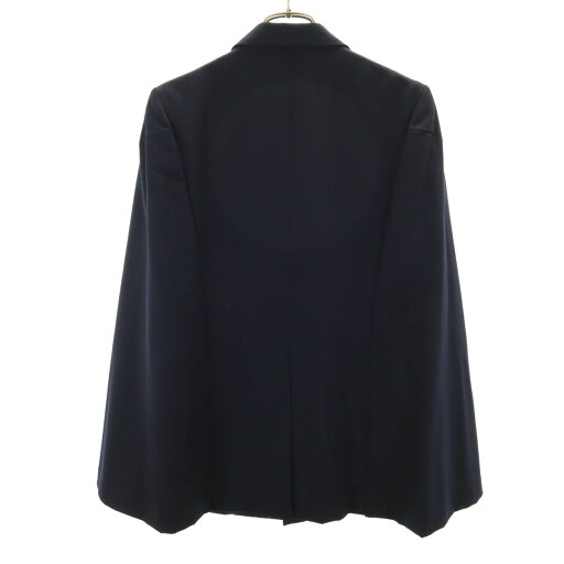 古着 Comme des Garcons Comme des Garcons コムデギャルソンコムデギャルソン 2011年 日本製 ウールブレンド テーラードジャケット S ネイビー メンズ 【中古】