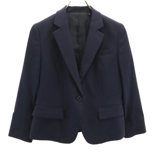 古着 UNIQLO ユニクロ テーラードジャケット 38 ネイビー ブレザー レディース 【中古】 【PD】 古着 UNIQLO ユニクロ テーラードジャケット 38 ネイビー ブレザー レディース 【中古】 【PD】