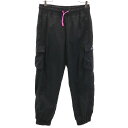 古着 NIKE ナイキ トレーニング ウインドパンツ M ブラック 裏メッシュ レディース 【中古】 【PD】