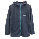 古着 mont-bell モンベル クール ジップパーカー L-R チャコールネイビー アウトドア レディース 【中古】