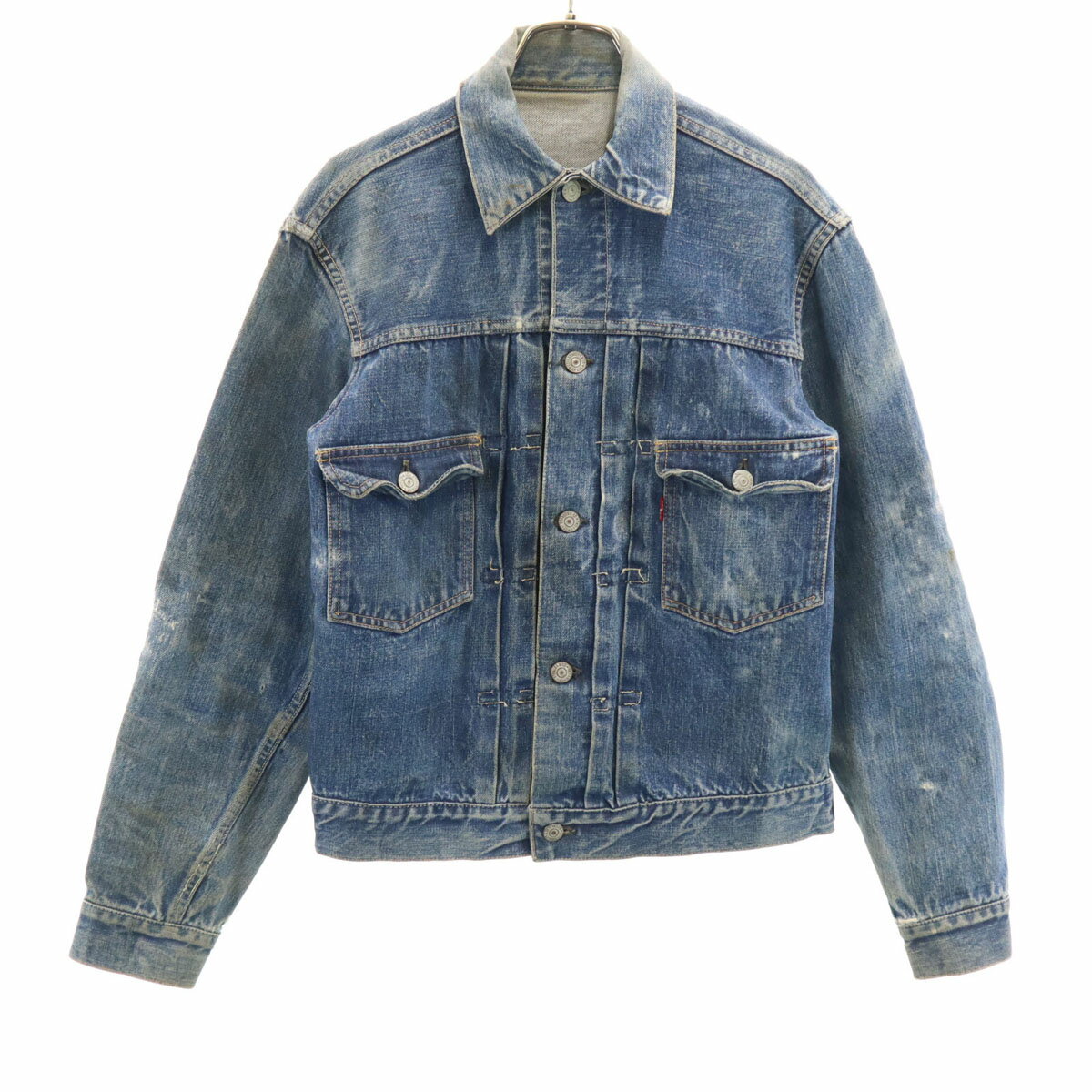 古着 Levi's リーバイス 50s ビッグE 2nd 507XX BIG E デニムジャケット ウォッシュブルー ジージャン メンズ 【中古】