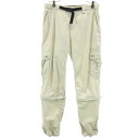 古着 Columbia コロンビア アウトドア クライミング カーゴ ナイロンパンツ L ベージュ系 2WAY レディース 【中古】(4)