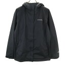 古着 Columbia コロンビア レインジャケット M ブラック アウトドア 裏メッシュ レディース 【中古】