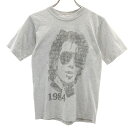 古着 Michael Jackson マイケルジャクソン USA製 半袖 Tシャツ M グレー系 レディース 【中古】(4)