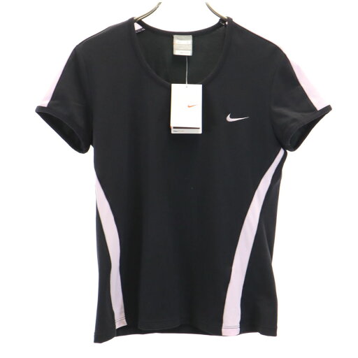 古着 未使用 NIKE ナイキ 半袖 Tシャツ L ブラック レディース 【中古】 古着 未使用 NIKE ナイキ 半袖 Tシャツ L ブラック レディース 【中古】