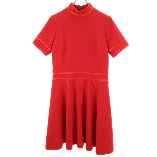 古着 PAUL&JOE ポールアンドジョー フランス製 半袖 ワンピース 38 レッド レディース 【中古】 古着 PAUL&JOE ポールアンドジョー フランス製 半袖 ワンピース 38 レッド レディース 【中古】