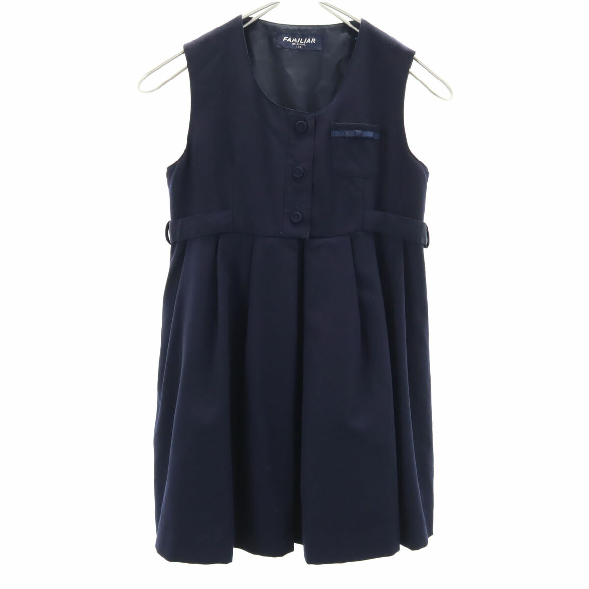 本日限定Sale 美品*ファミリア 半袖 紺 ネイビー ワンピース 110 美品 本日限定Sale 美品*ファミリア 半袖 紺 ネイビー ワンピース