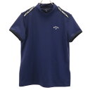 古着 Callaway キャロウェイ ゴルフ 半袖 ウェア M ネイビー レディース 【中古】