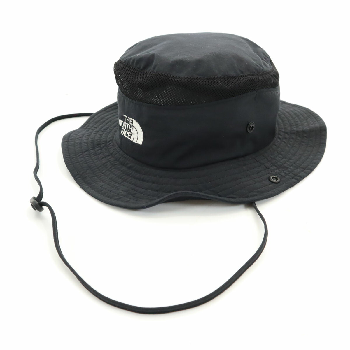 Rakuten - 古着 THE NORTH FACE ノースフェイス サンシールド ハット M ブラック 帽子 NN01812 アウトドア ユニセックス メンズ 【中古】